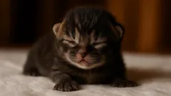 Tajemství prvních dnů: Proč příroda na čas zbavuje novorozená koťata zraku