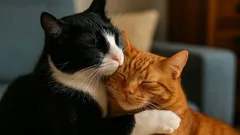 Oni se objímají z nějakého důvodu: jak poznat, že jsou vaši kocouři skutečně přátelé